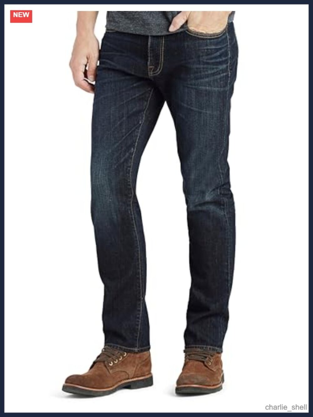 Men's 410 Athletic Fit Tapered Leg Jeans Stretch Denim Casual